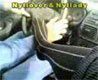 Nyllady foot teasing in the car
